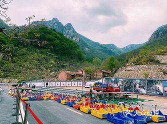  北京游玩儿 平谷 网红山地小滑车 