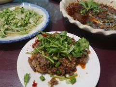 炒莲白-百年粉蒸牛肉