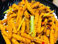 干煸藕丝-刘胖子家常菜·蹄花焖藕(兴业店)