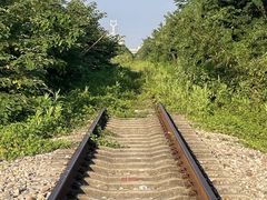 -乌龙涧铁道铁轨景