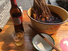 -拈签一笑黄牛肉辣卤串串