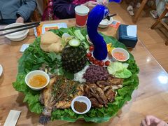 -沐毫傣泐云南菜孔雀宴•手抓饭傣味烧烤(曼听公园店)