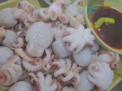芥末白灼八爪鱼-贞姨美食·老字号海鲜大排档