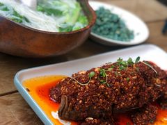 普洱茶炝锅鱼-云里小坐·小院里·团建·宴请·下午茶(三圣乡店)