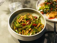 豆角丝炒肉拌转百刀-日上三甘(三里屯店)