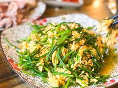 沙葱炒鸡蛋-格日勒阿妈蒙古厨房(大召店)