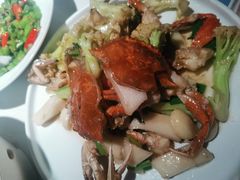 花菜年糕炒扁蟹-四道菜·福建海蛎煎(世欧广场店)