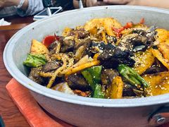 -炕锅羊肉土火锅面片大王