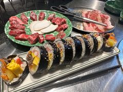 牛肉紫菜包饭-欧巴炭烤肉오빠숯불구이(南京东路店)