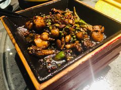 酱爆铁板蛙蛙跳-老头儿油爆虾(星光一期店)