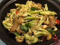 干锅有机菜花-丽园海鲜饭店(东关街店)