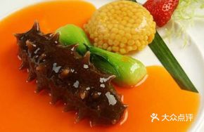 Braised Sea Cucumber with Abalone Sauce