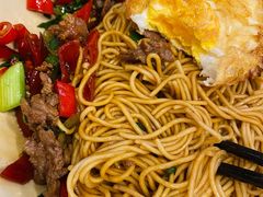 小炒黄牛肉干拌面-刘氏三和面馆