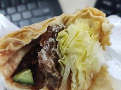 整切鸡腿肉卷饼-鲜粮卷饼王(小白楼店)