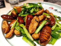 干煸蚕蛹-金太阳海鲜烧烤·本地人餐厅(星海公园店)