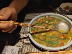 翡翠海鲜面疙瘩-绿茶餐厅(汇悦大融城店)