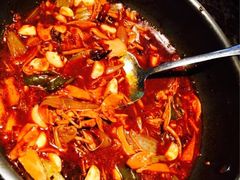 什锦菌菇锅-猪啊牛呀羊啊铜盘烤肉(正大广场店)