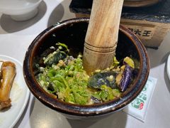 皮蛋青椒擂茄子-费大厨辣椒炒肉(黄兴中心广场店)