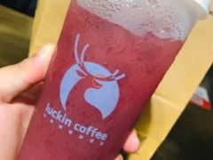 活力柠檬红宝石茶-瑞幸咖啡(岳家嘴地铁站店)