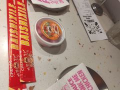 餐具摆设-百事喜乐炸鸡铺(合肥首店)