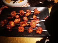 烤猪颈肉-烤匠麻辣烤鱼(环球中心店)