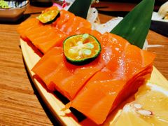 厚厚的三文鱼刺身（9002）-诚·鳗屋(星摩尔店)