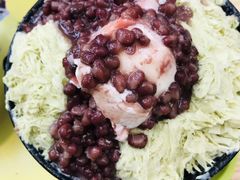 抹茶蜜豆冰-MOMO冰品·生巧汤圆(红桥店)