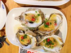 生蚝-路边摊小炉子烧烤