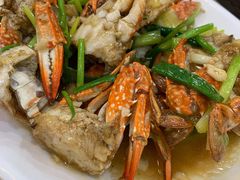 姜葱炒花蟹-锐记美食店·现捞海鲜(闸坡店)