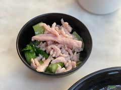 鸡毛菜肉丝菜汤面-凯丽上海阳春面馆(德仁里店)
