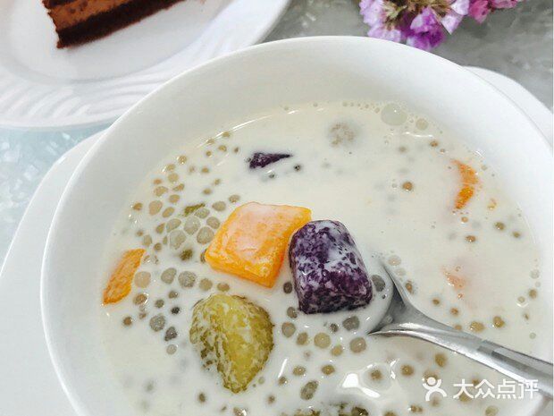 夏日手作清凉饮品の椰奶芒果西米捞