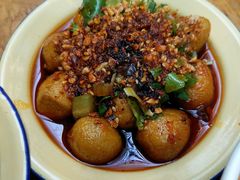 虎皮鹌鹑蛋-拈签一笑黄牛肉辣卤串串