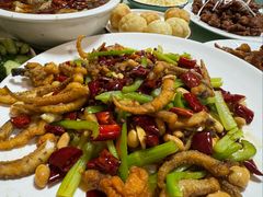 干煸鱿鱼须-奥华餐厅·老张记(台基厂店)