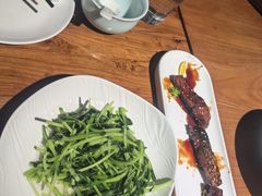 蒜蓉鸡毛菜-金枝玉叶上海人家食府(三里河店)