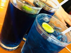 -蝶豆花蓝面条