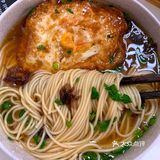 清汤面，汤也喝光光！过瘾