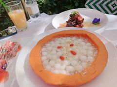 南瓜酒酿小圆子-玫瑰厅上海菜(兴国路店)