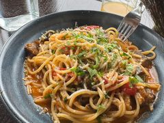 Tomato and basil spaghetti-Hotel Skogafoss Bistro Bar