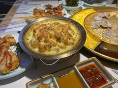 炸鸡爱上芝士-猪啊牛呀羊啊铜盘烤肉(正大广场店)