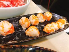 鱼籽墨鱼滑-鼎尊锅物料理(五角场店)