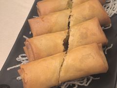 白菜鱼肉春卷-上海金桥红枫万豪酒店-万豪中餐厅