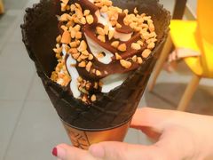 巧克力脆皮甜筒-麦当劳(欧亚大观商都店)