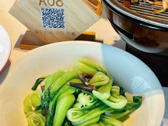 鸡纵菌炒小唐菜-悦融·京鲁菜·露台花园(安定门店)