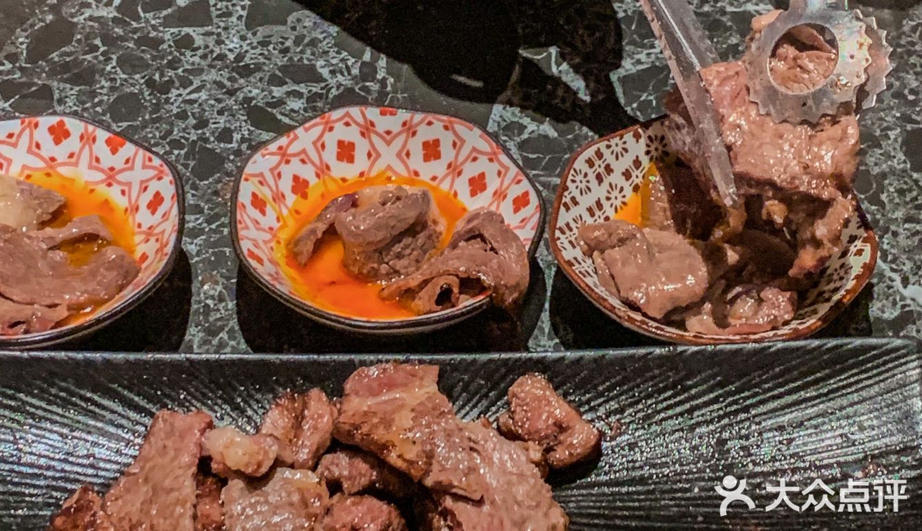 top1和牛烧肉🥩炙烤手握太好吃了！！
