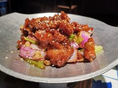 蒜香蜜汁排骨-绿茶餐厅(布吉万象汇店)