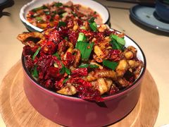 宫爆板筋-山石榴·贵州菜(丰盛里店)