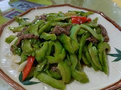 苦瓜炒牛肉-区海鸡场饭店(石壁店)
