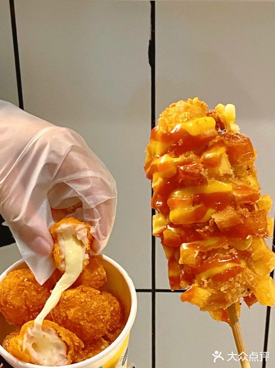 在青岛吃过就念念不忘的米热狗️ 终于开来昆明了！