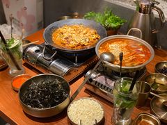 泡菜肥牛部队锅-春熙台韩国料理·章鱼肥牛(西丽店)