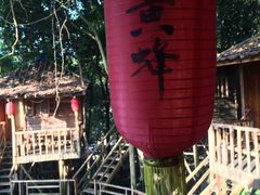 -天门沟九州驿站树上汤泉